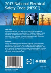 National Electrical Safety Code Tabs