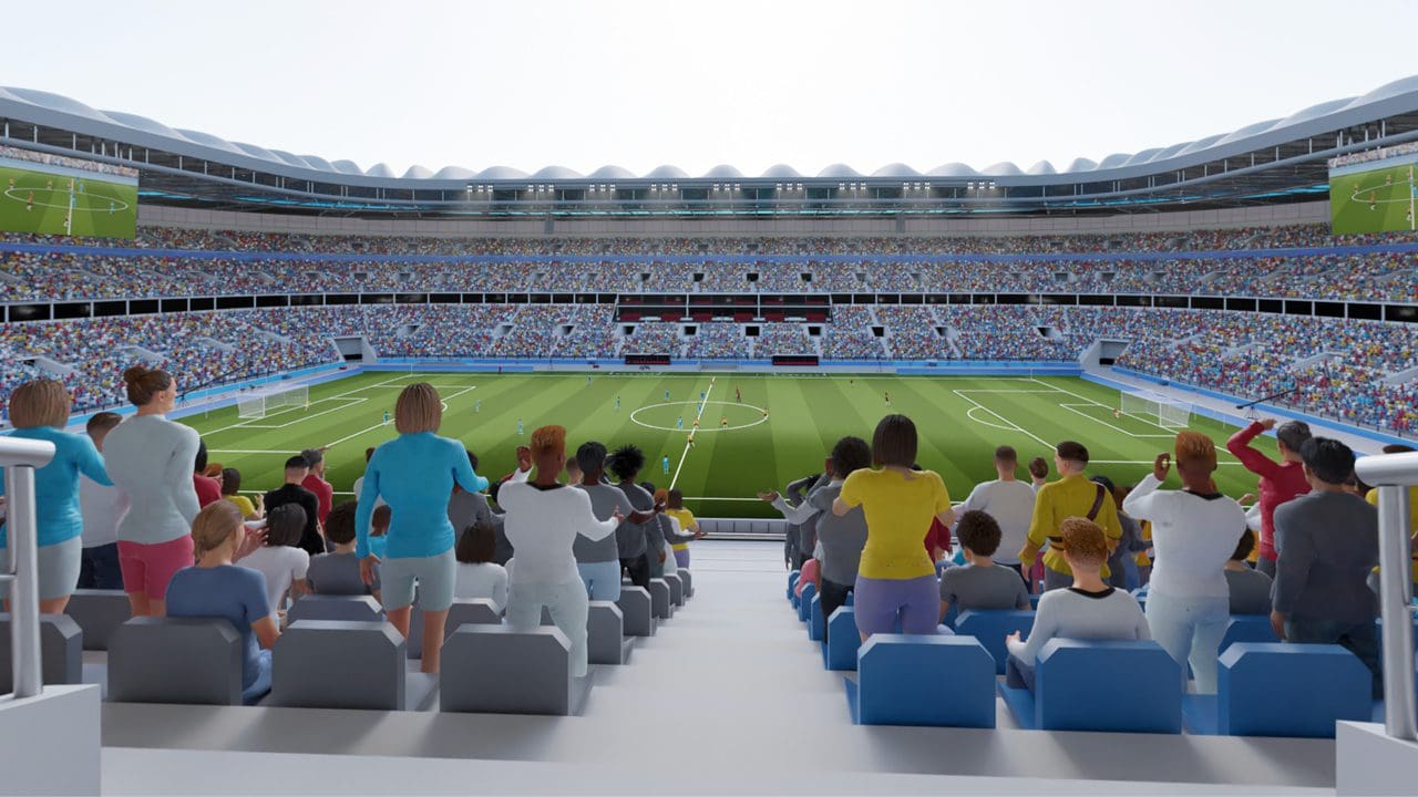 Interactive Soccer Stadium
